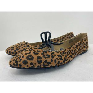NEW Time And Tru Women's Flats Leopard Print 10W